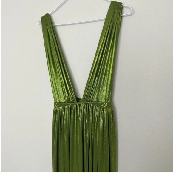 Bronx & Banco Romi Goddess Maxi Gown Green - Picture 6 of 10
